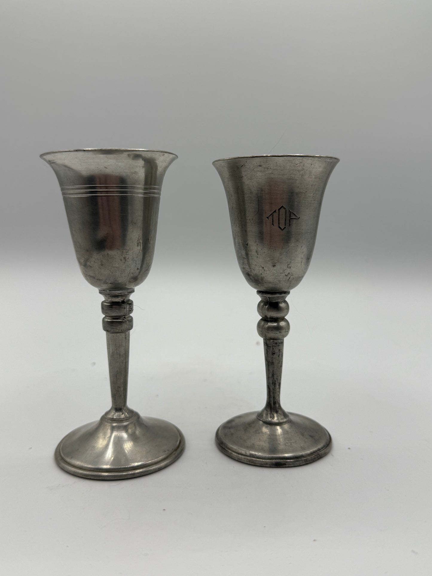Vintage Silver-plate Small Goblets (2)