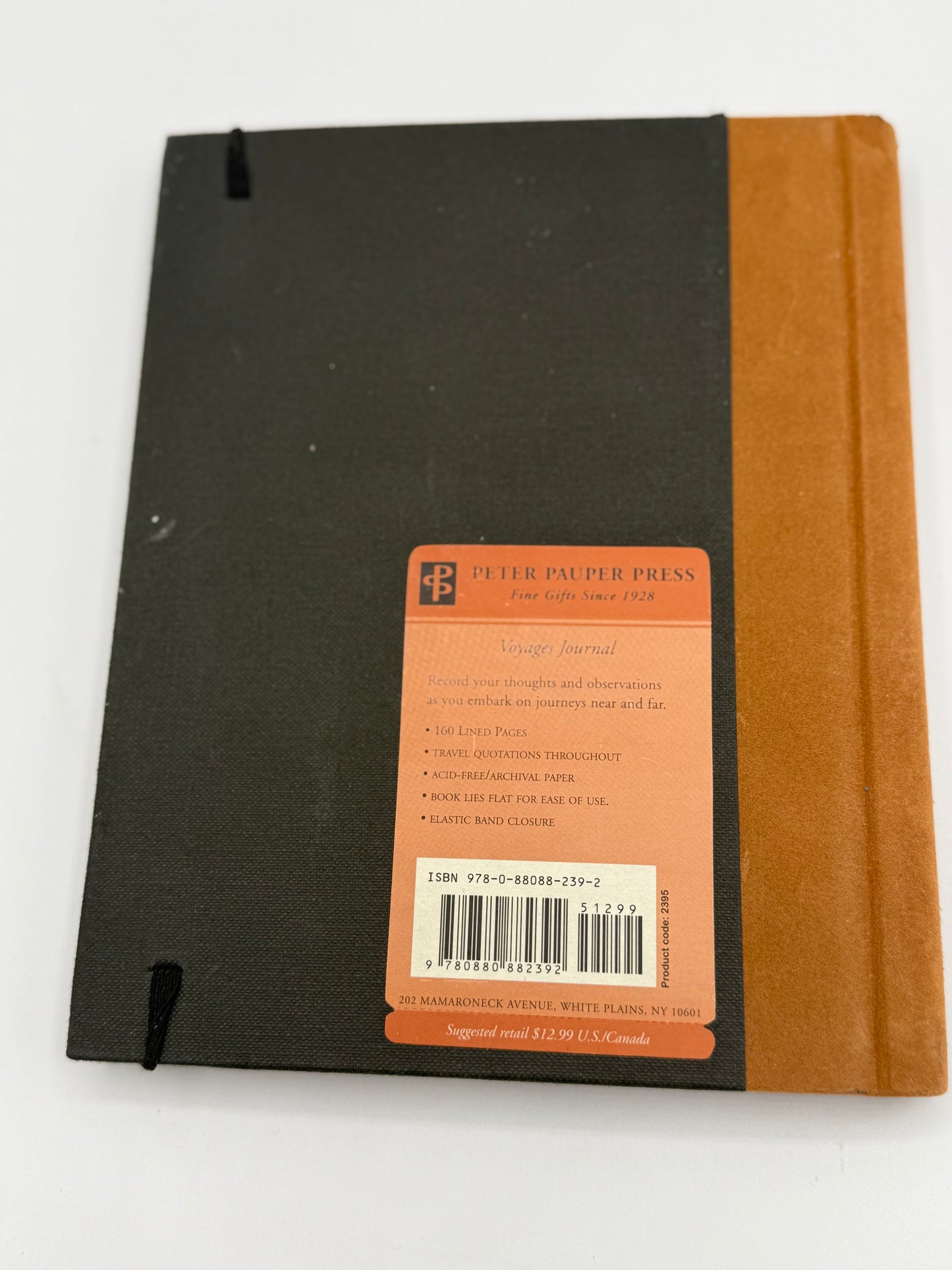 Suede & Linen Travel Journal