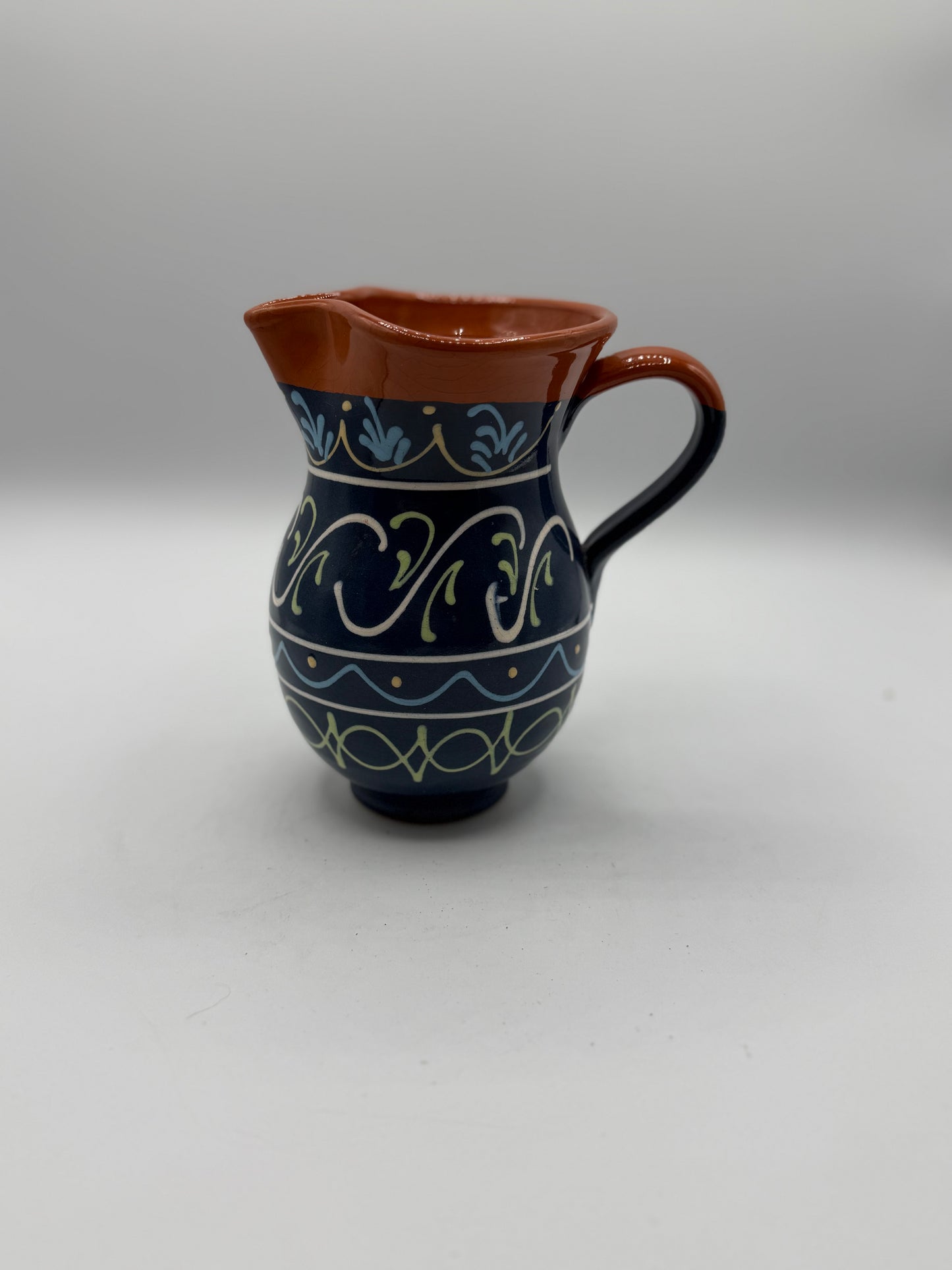 Vintage Spanish Artisan Pitcher