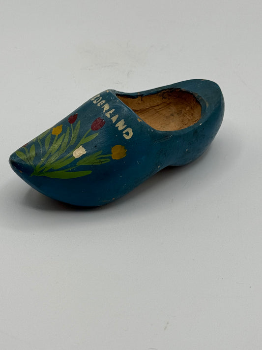 Mini Vintage Wood Clog
