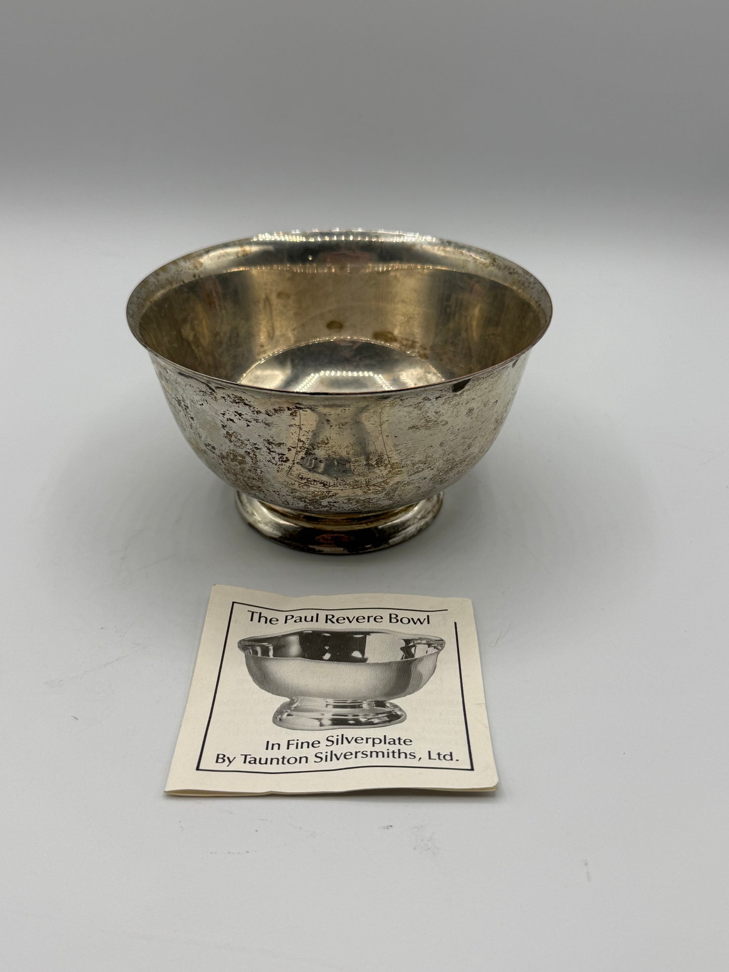 Paul Revere Silver Plated Bowl