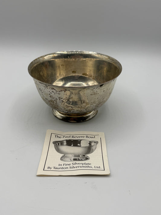 Paul Revere Silver Plated Bowl