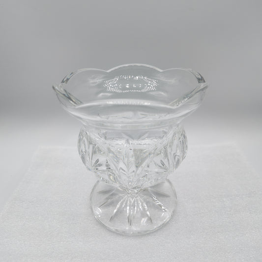 Royal Limited Lead (24%) Crystal Pedestal Tulip Candy Dish