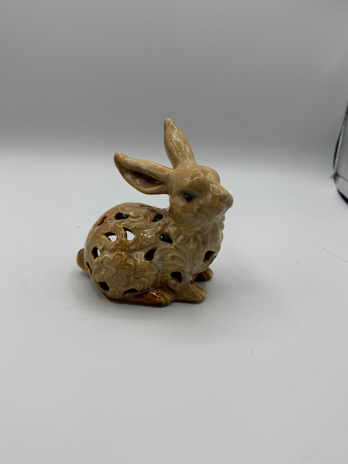 Ceramic Bunny Votive Candle Holder