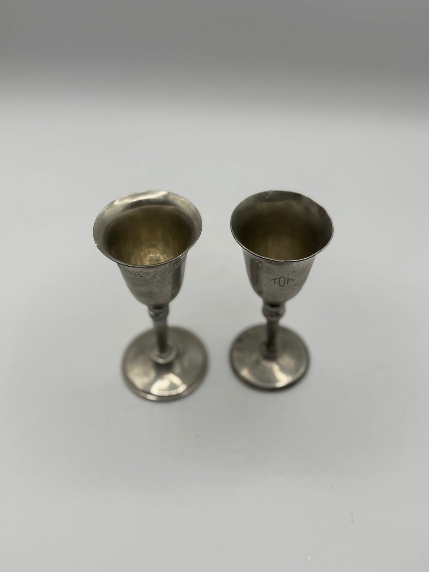 Vintage Silver-plate Small Goblets (2)