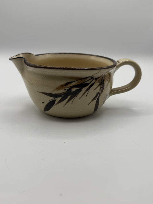 Signed Stoneware Gravy Boat