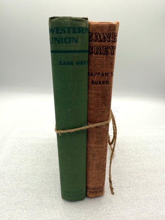 Zane Grey Vintage Books (set of 2)