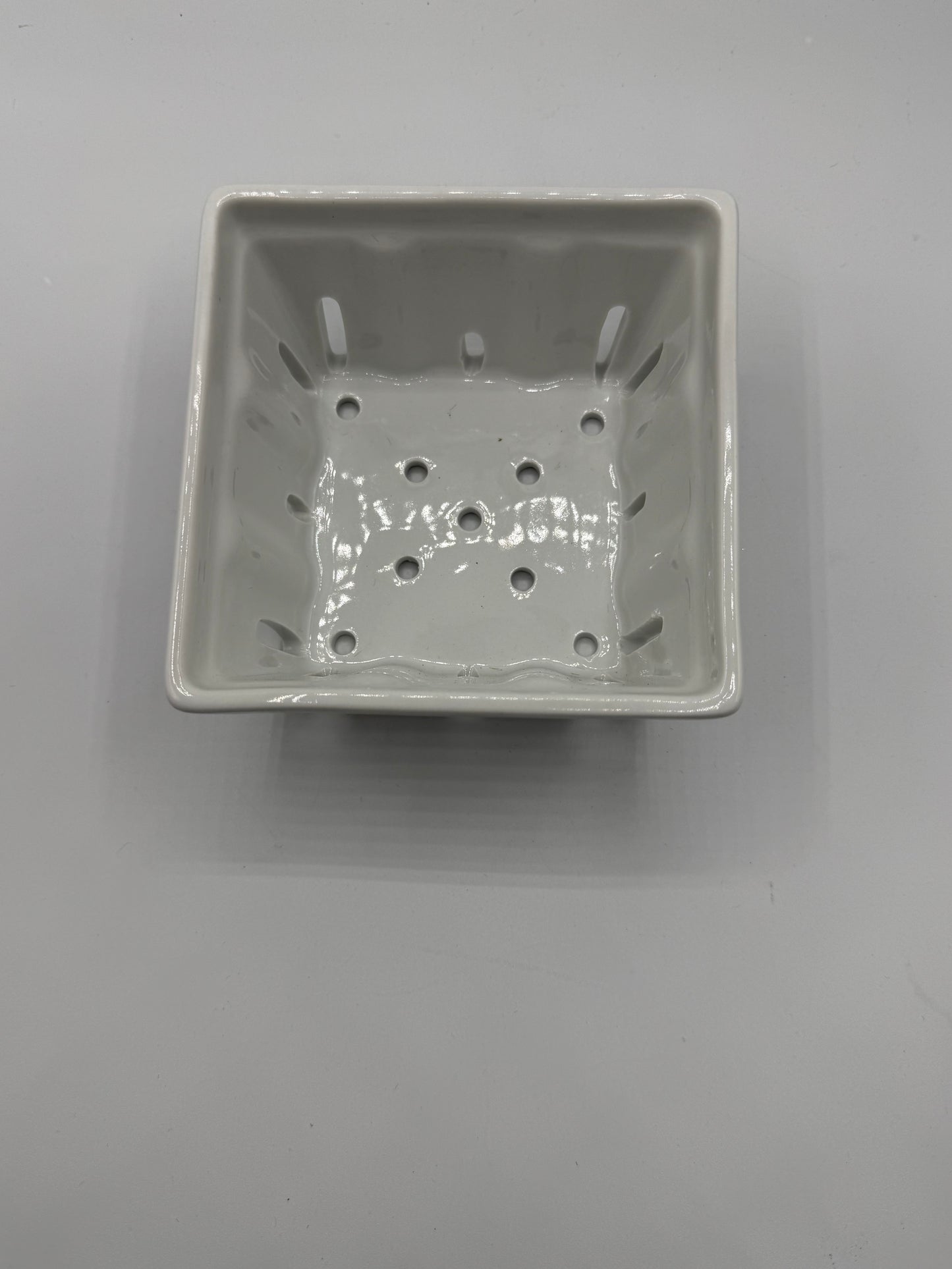 Crate & Barrel Ceramic Berry Basket