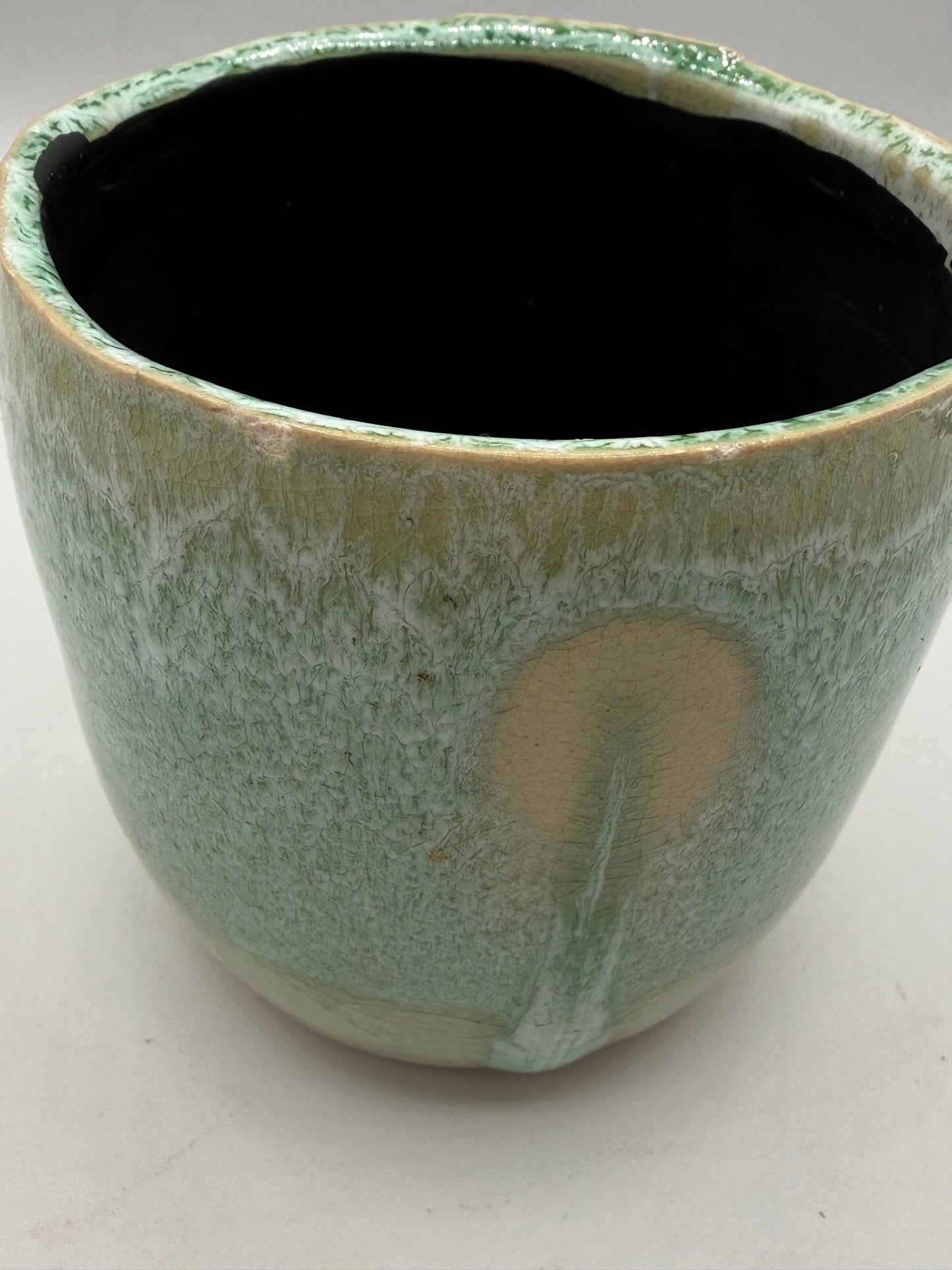 Unique Glazed Ceramic Plant Pot