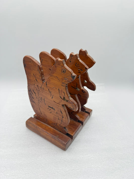 Vintage Squirrel Napkin Holder