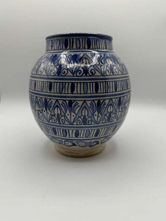 Unique Blue Design Vase