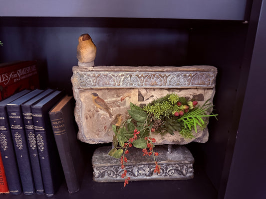 Bird/Plant Faux Artifact