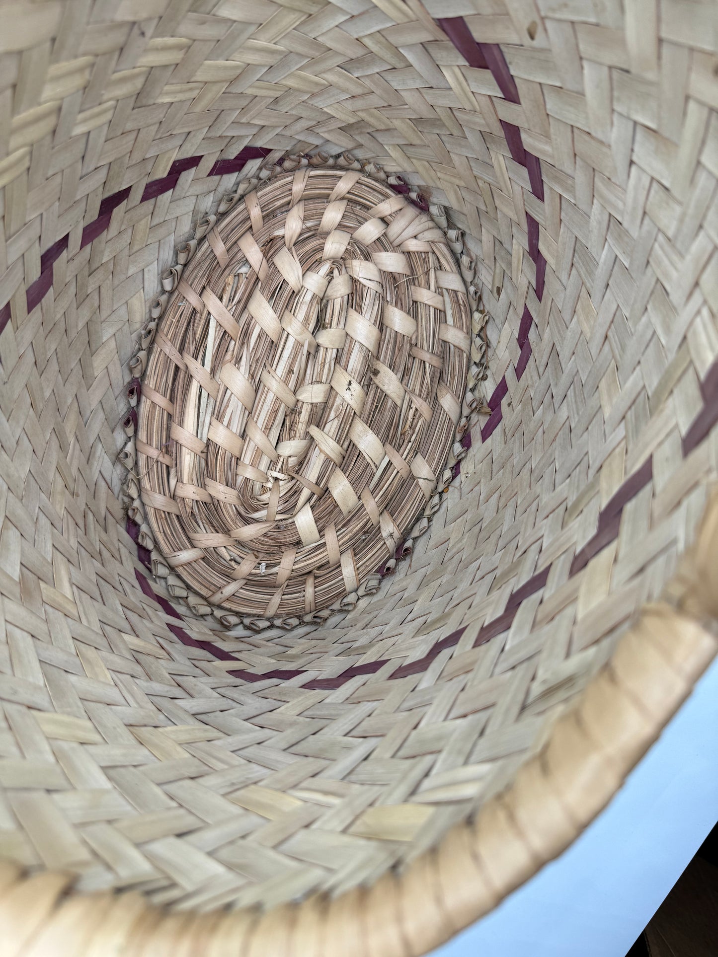 Wicker Tote Basket with Handles