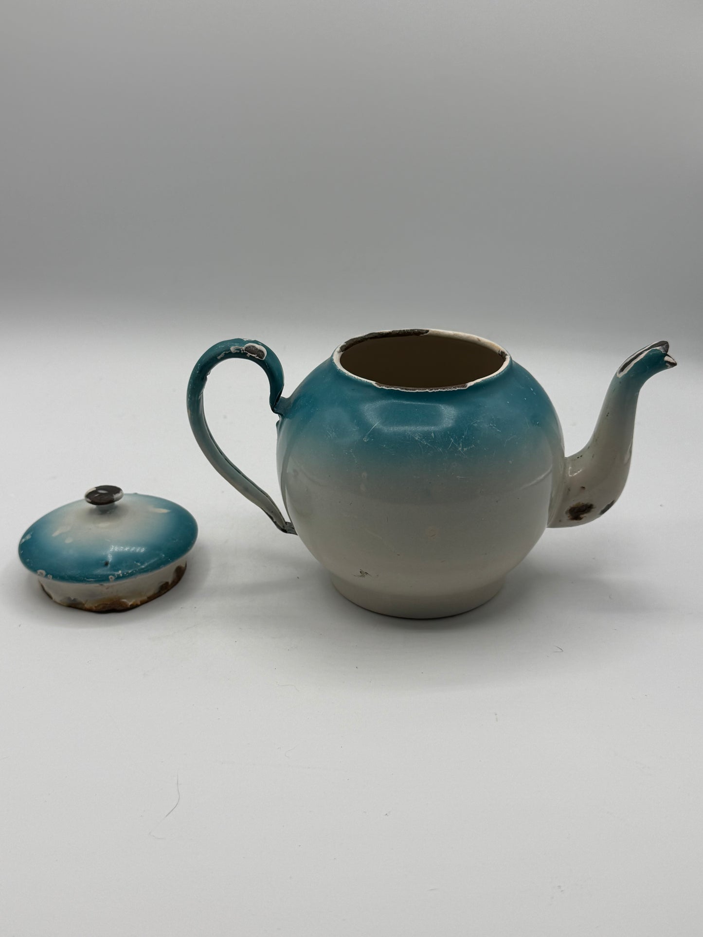 1950’s Hand-painted Japanese Enamelware Teapot