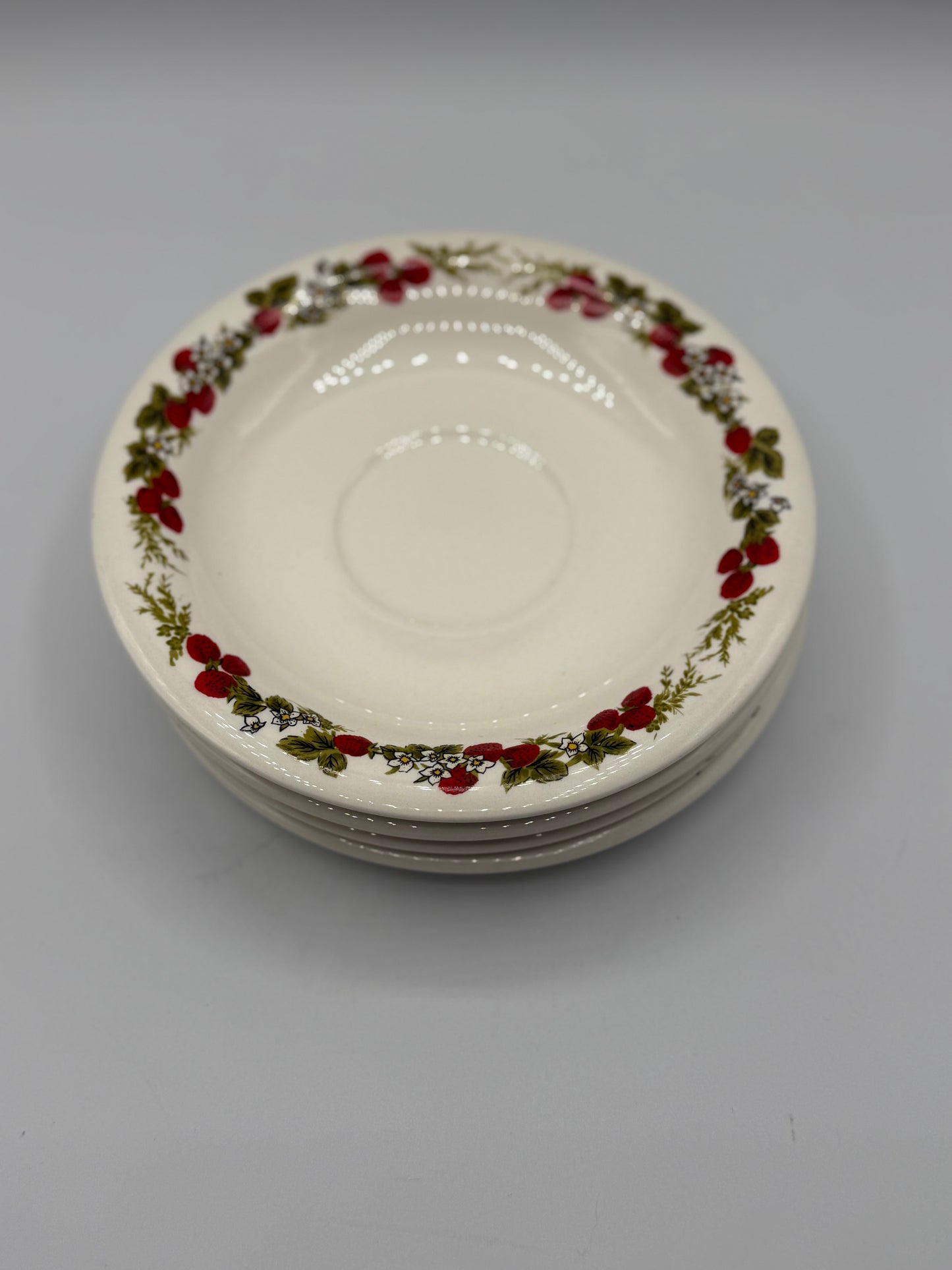 12 Piece Strawberry Plate Set