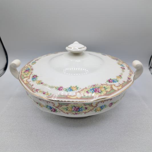 Mount Clemens Pottery "Mildred" Covered Vegetable Dish