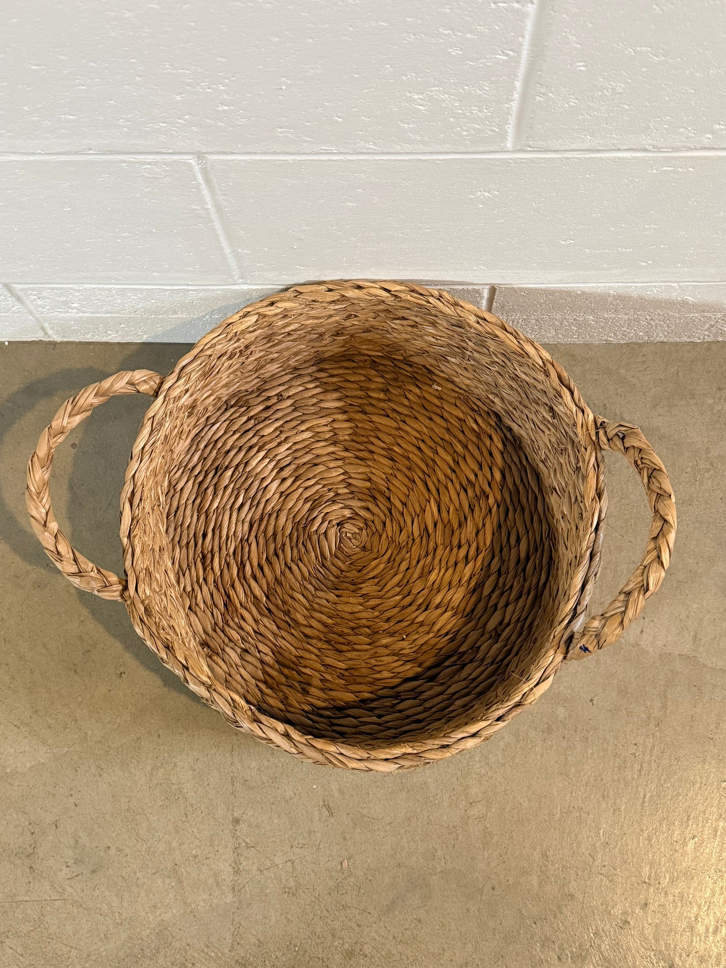 Big Handled Wicker Basket