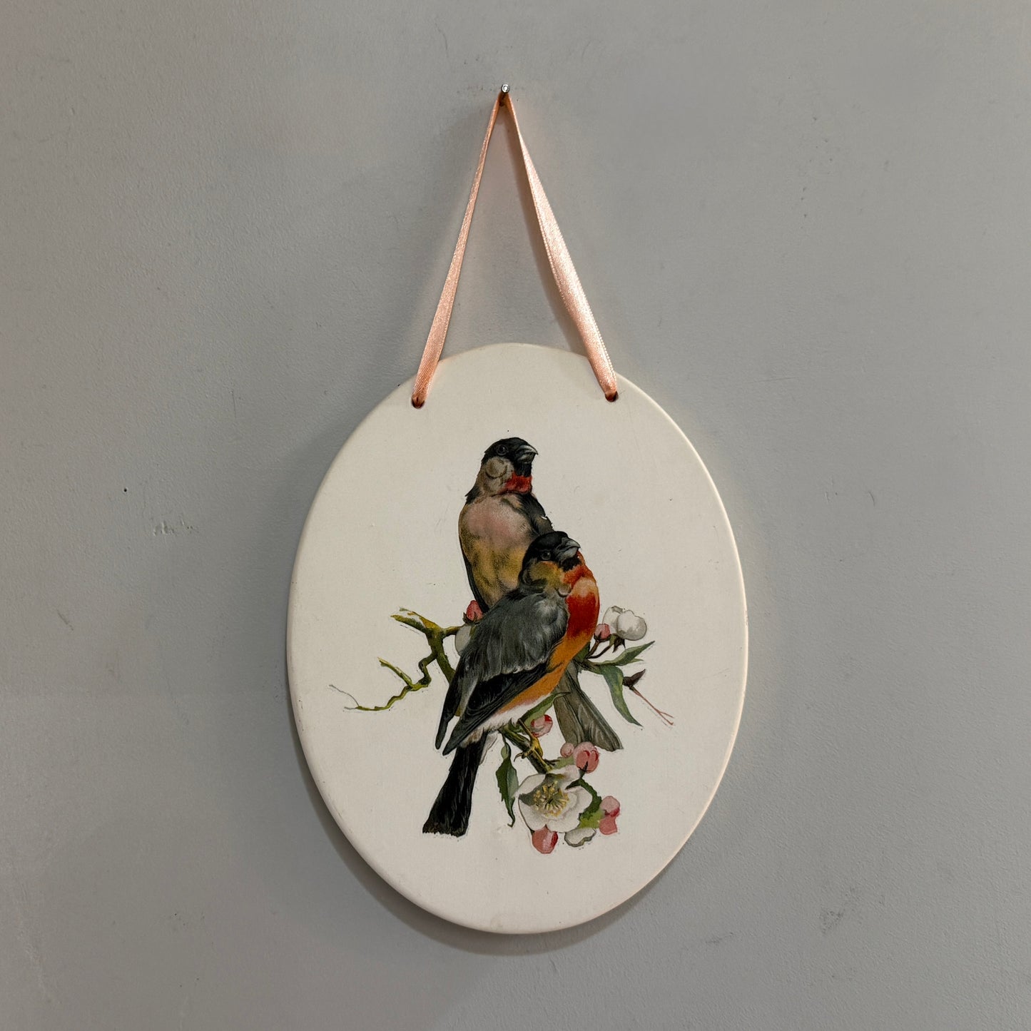 Clay Bird Wall Plaque
