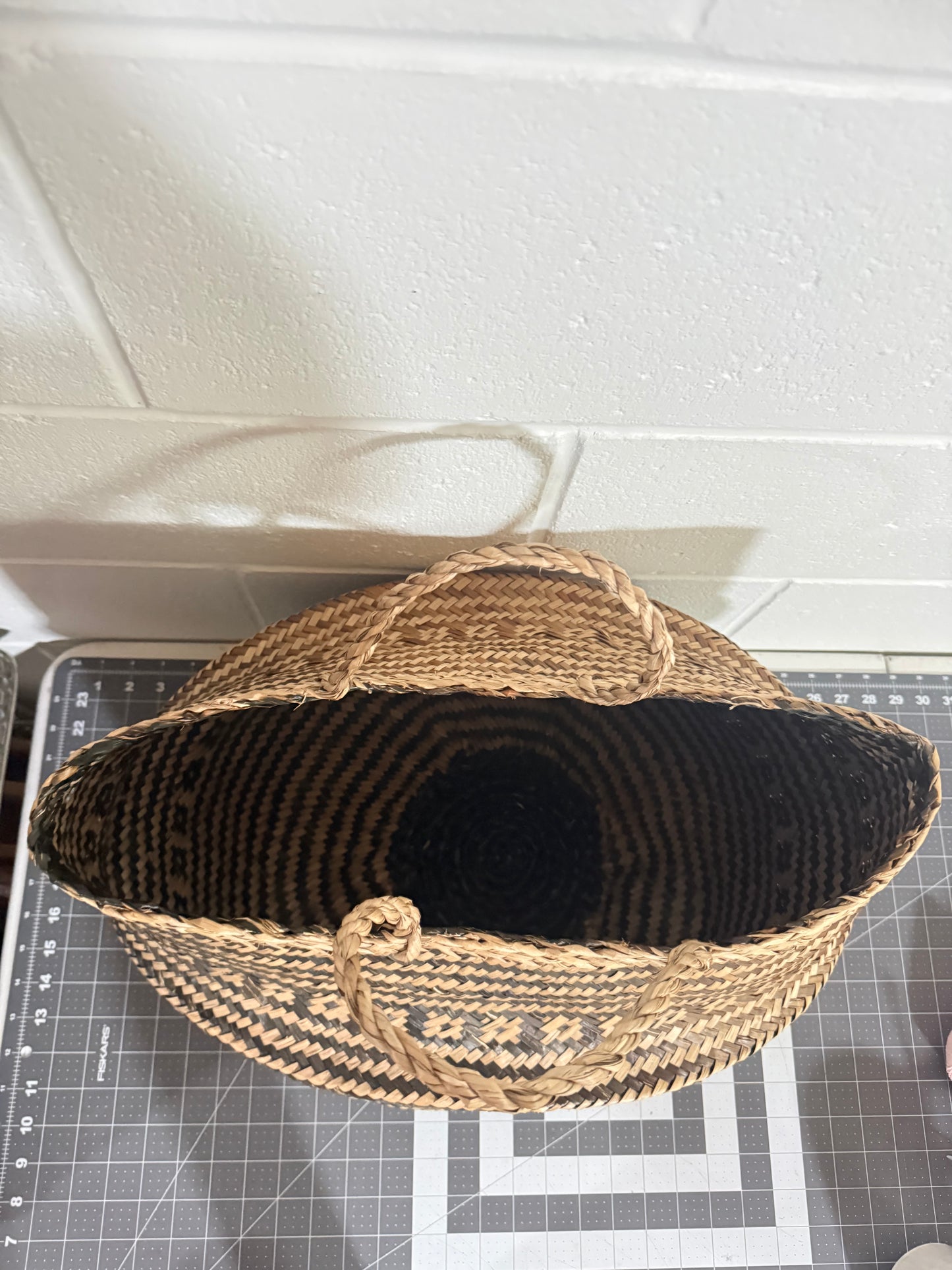 Woven Basket with Handles