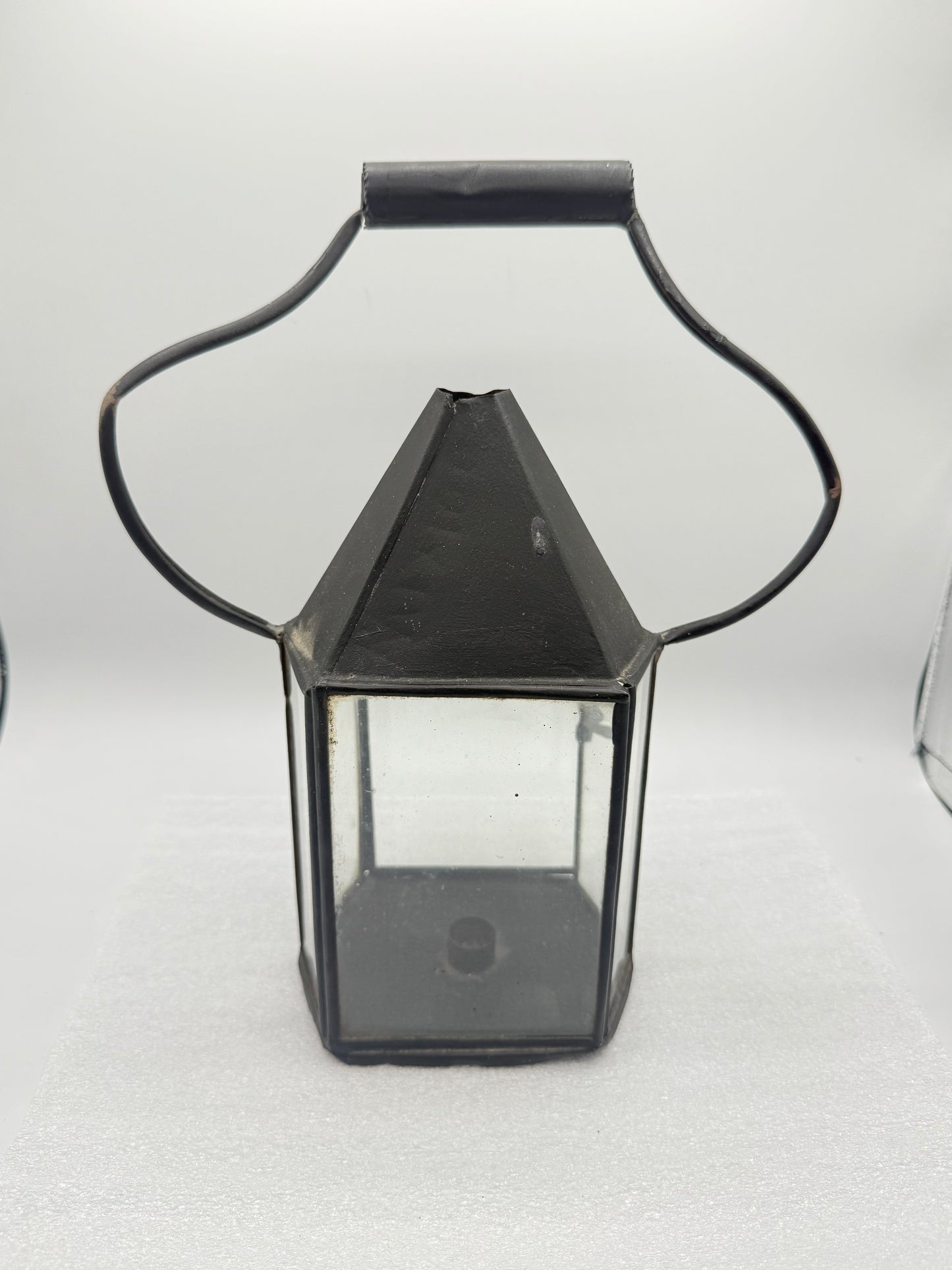 Vintage Black Metal Lantern