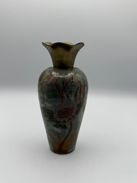 Cloisonné Enameled Vase