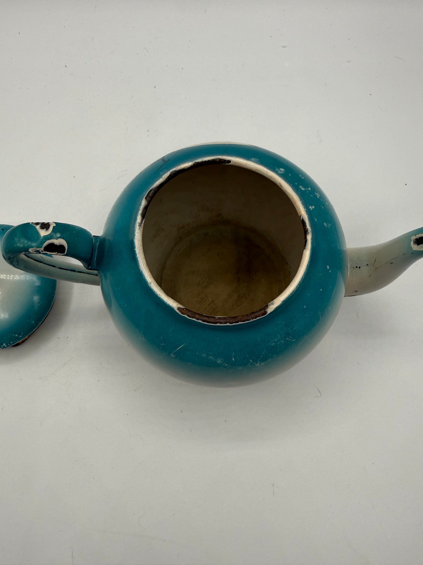 1950’s Hand-painted Japanese Enamelware Teapot