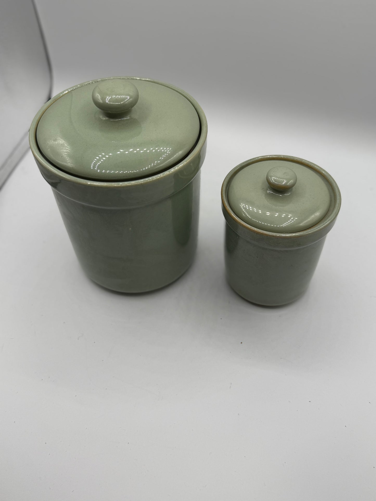Sango Passion Green Canisters (set of 2)