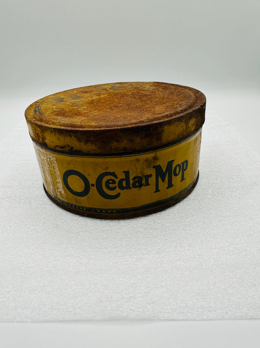 Antique OCedar Mop Tin Can