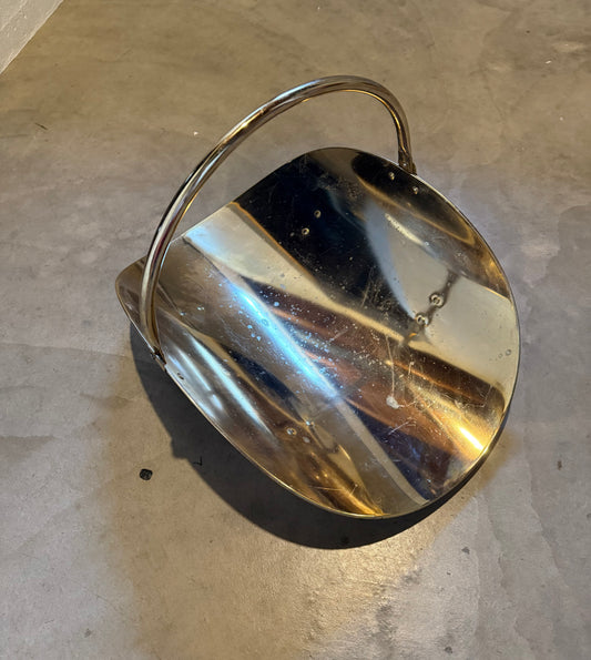 Brass Firewood Basket