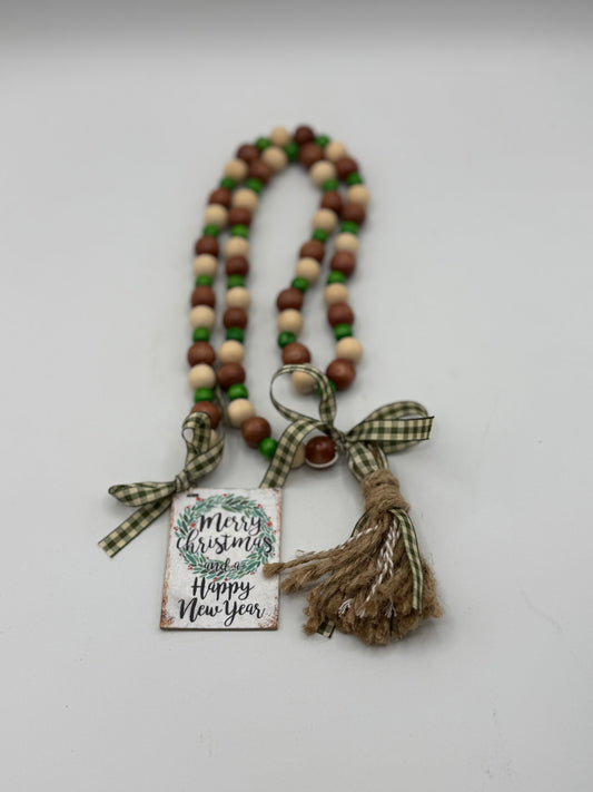 Decorative Christmas beads