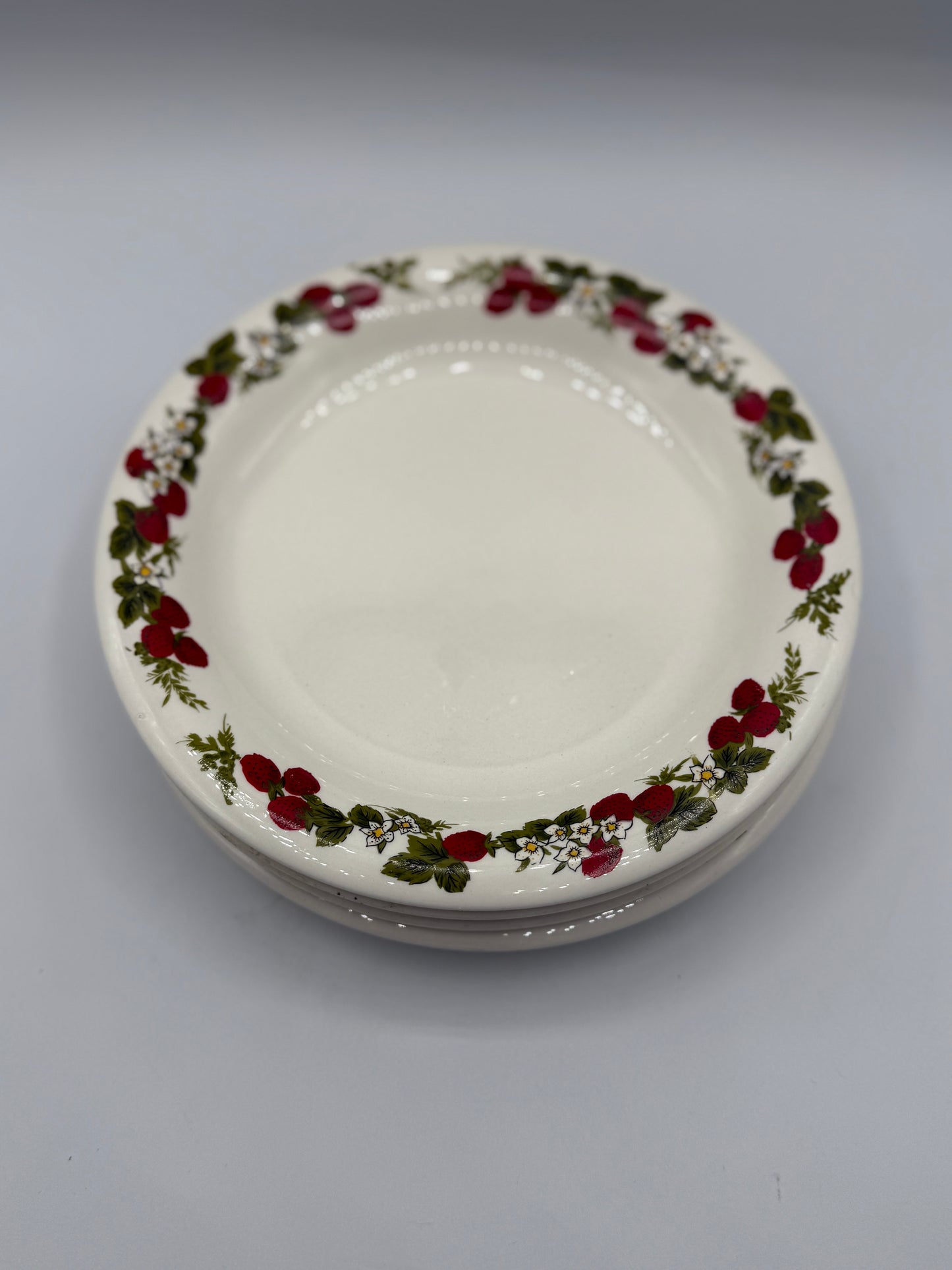 12 Piece Strawberry Plate Set