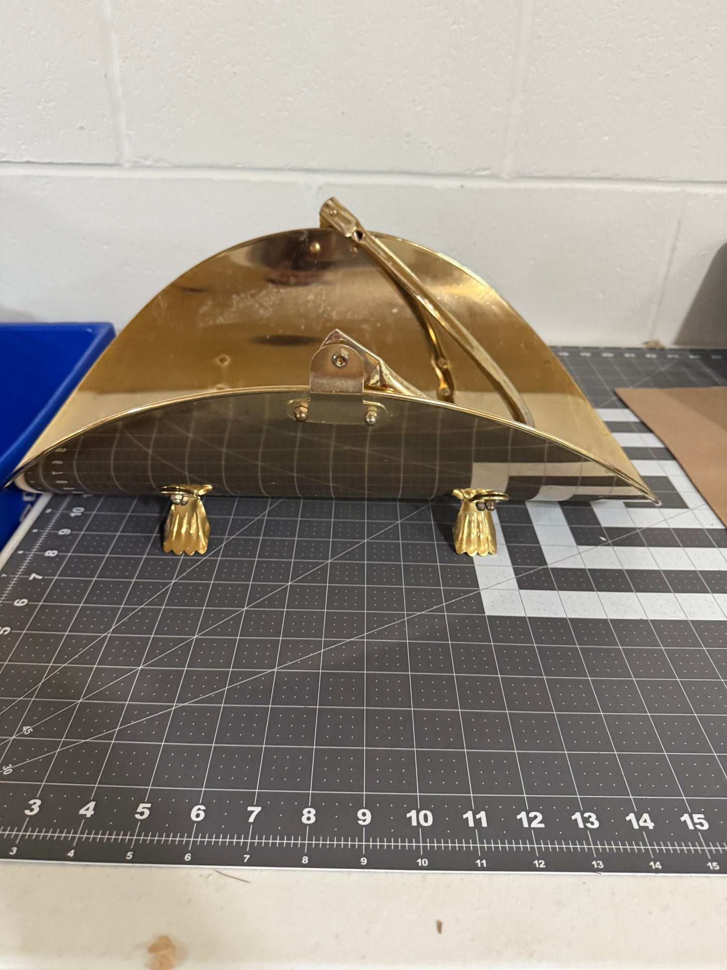 Brass Firewood Basket