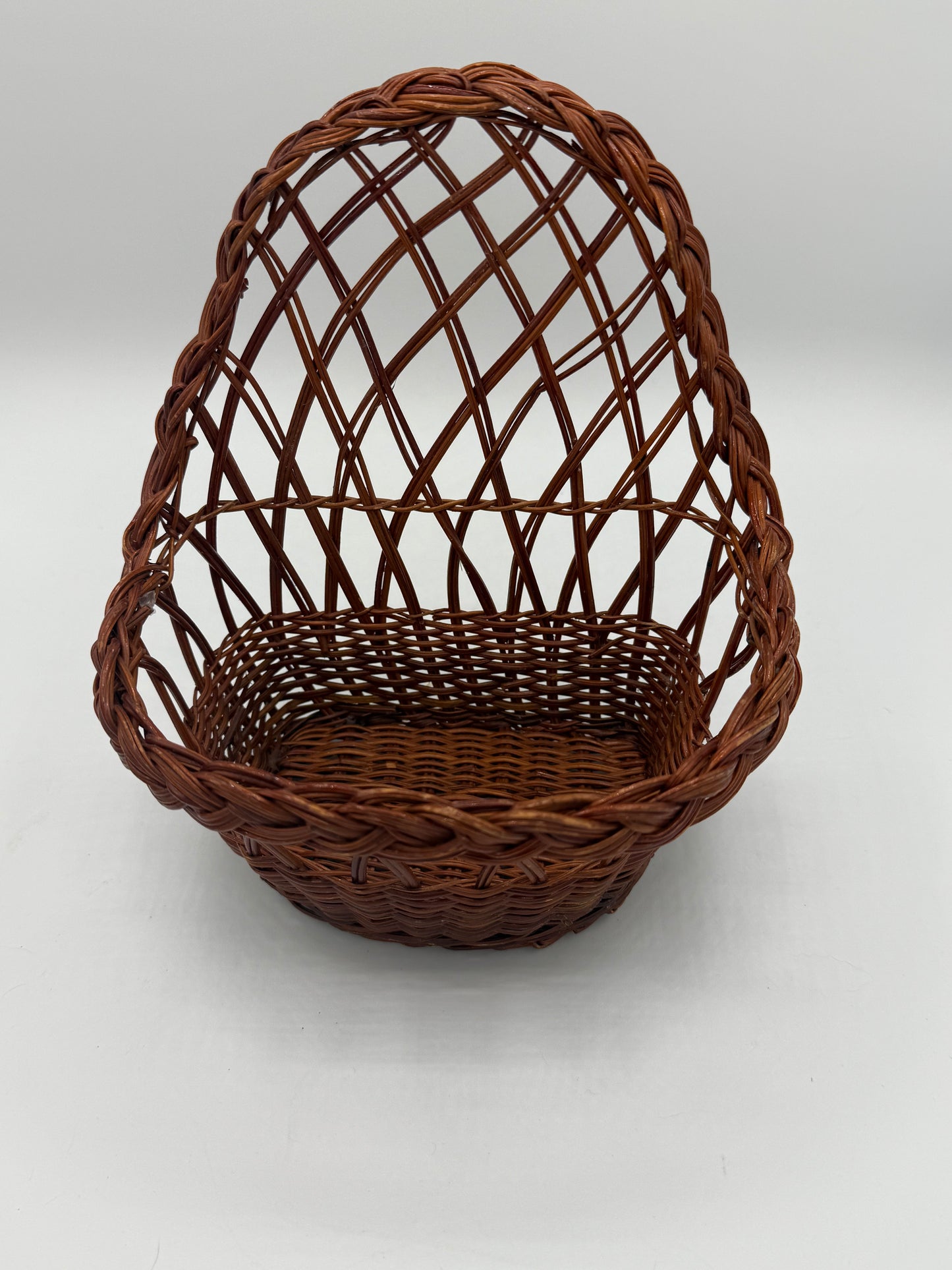 Vintage Wicker Wall Basket