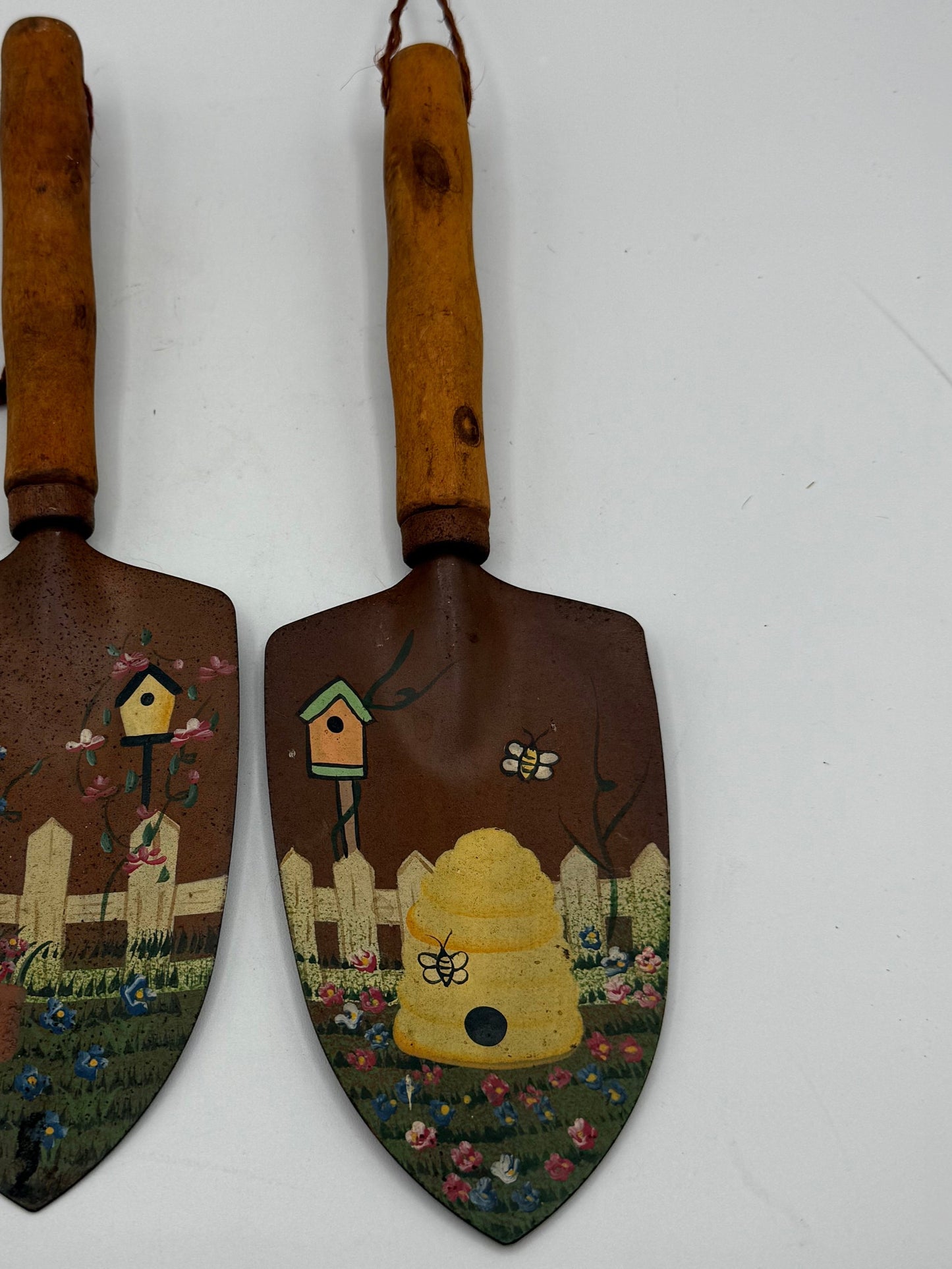 Hand Painted Decorative Shovel (two)