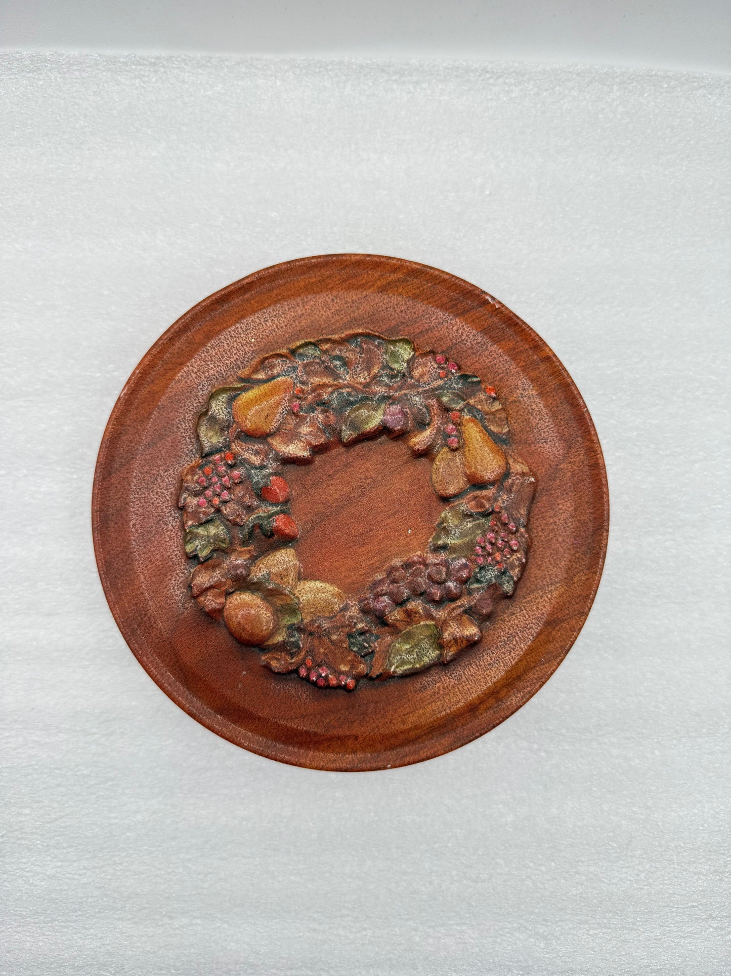 Vintage Tin with Embossed Fruit