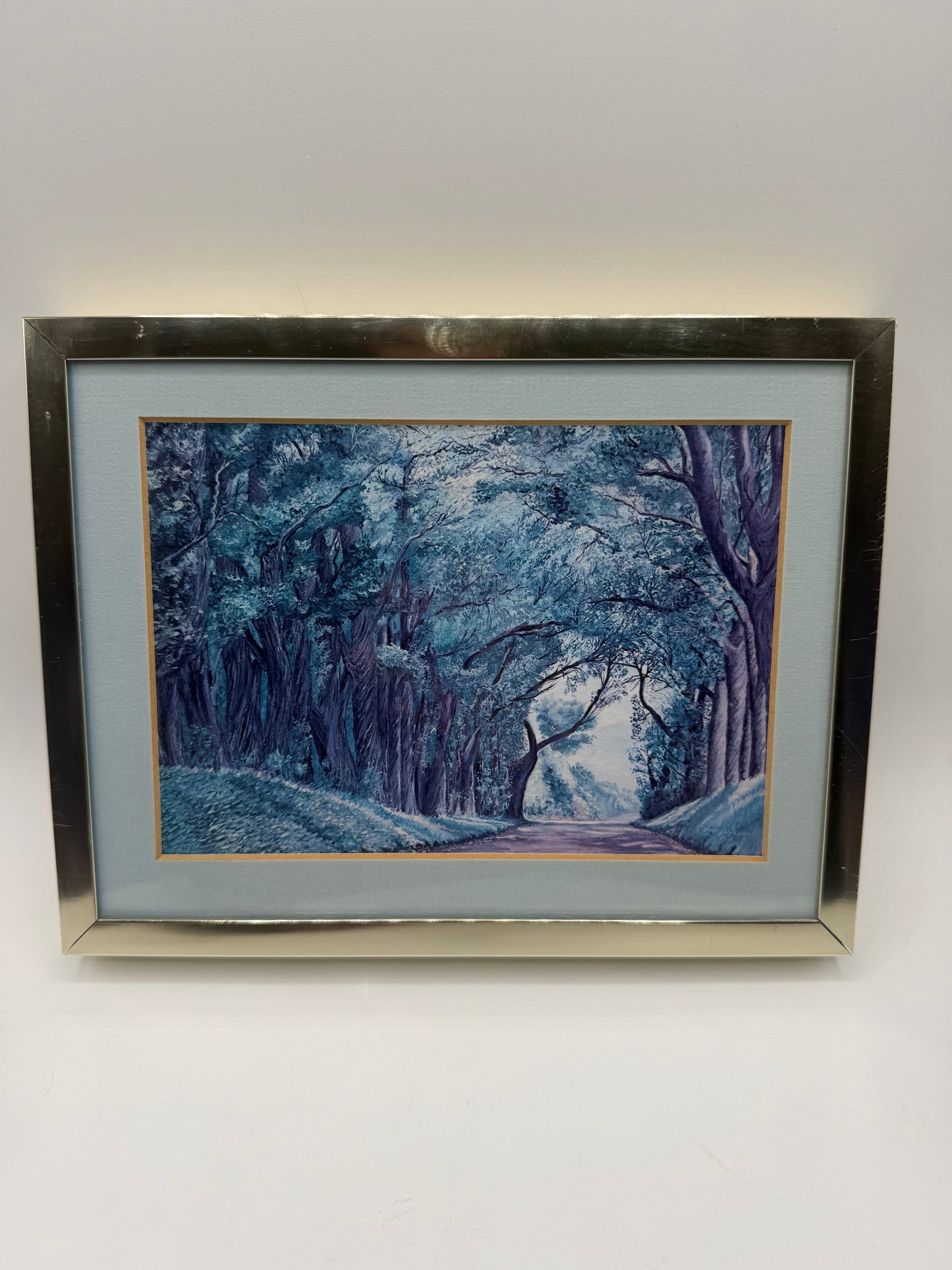William Given “Tunnel of Trees” Watercolor Painting