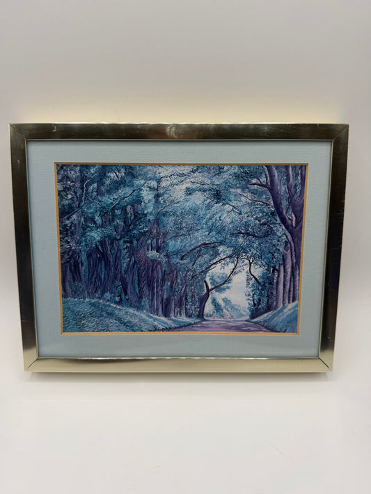 William Given “Tunnel of Trees” Watercolor Painting