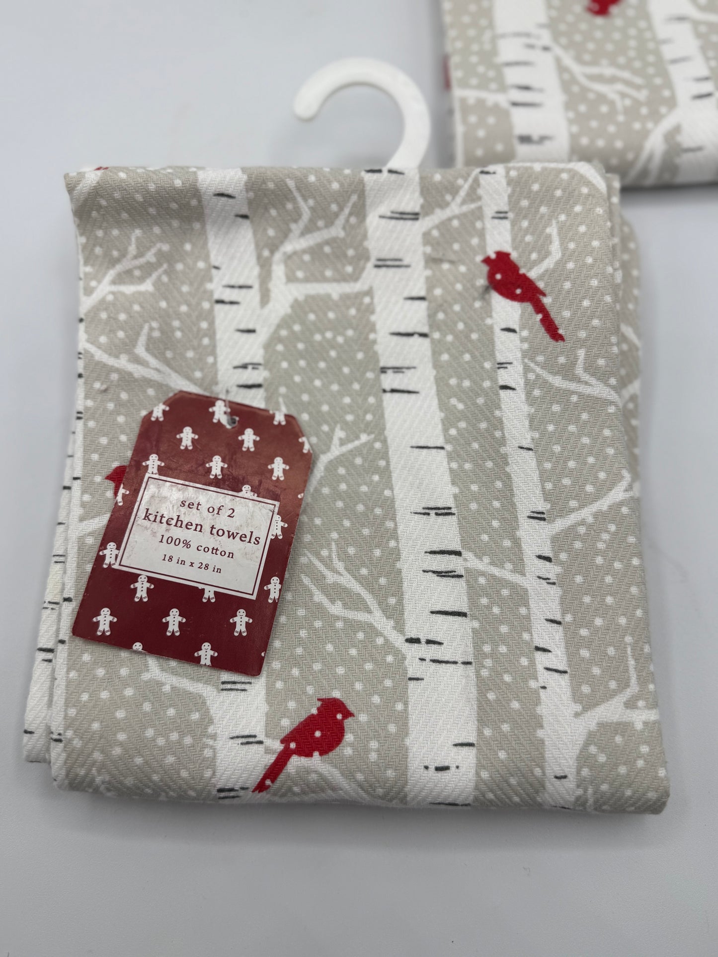 Red Bird Kitchen towels (Set of 3)