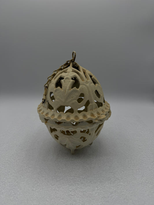Cast Iron White Twine Dispenser