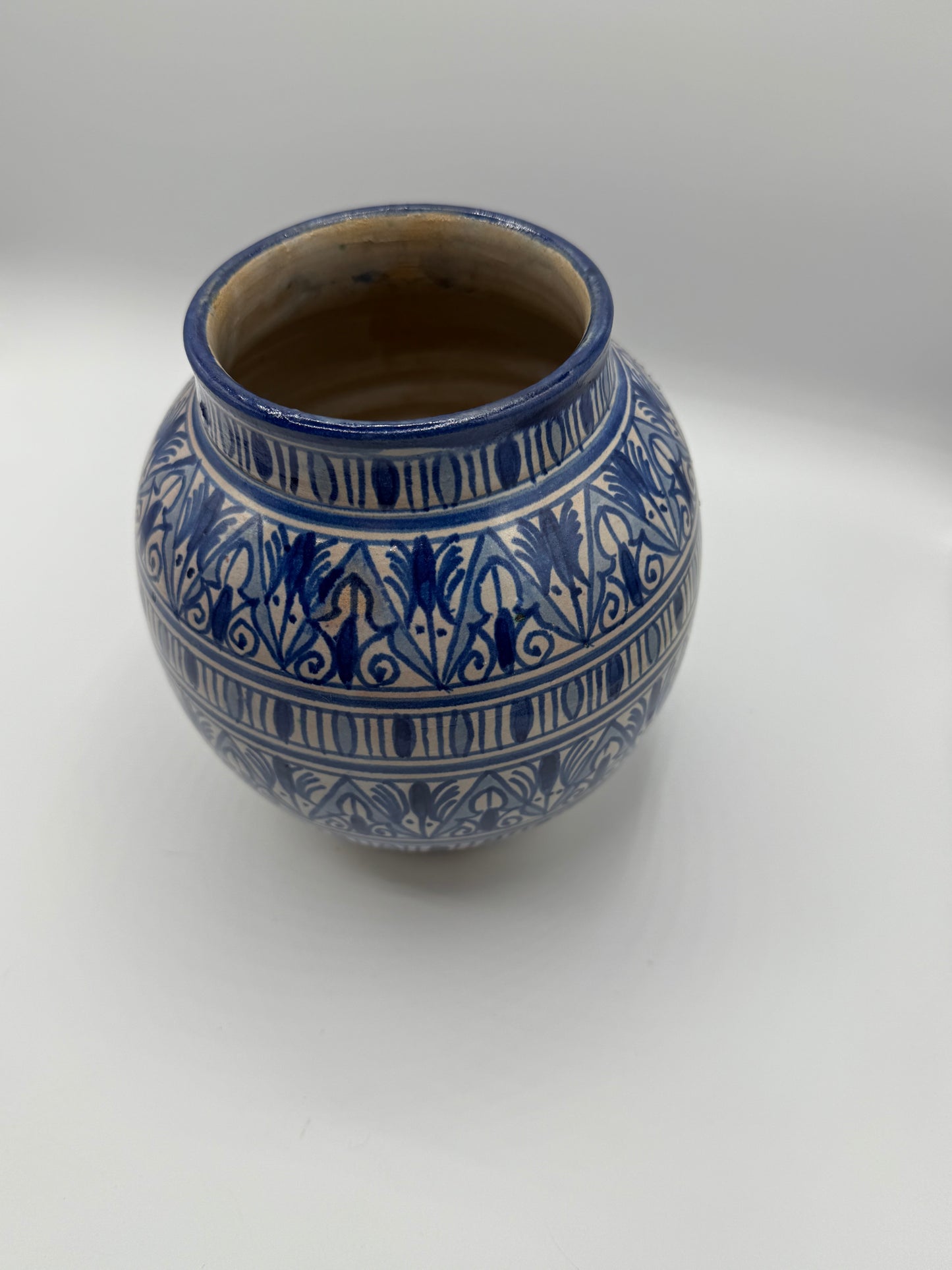Unique Blue Design Vase