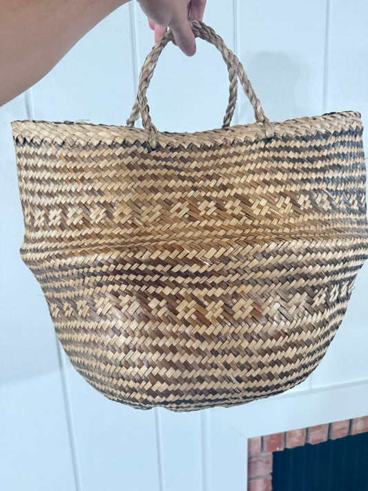 Woven Basket with Handles