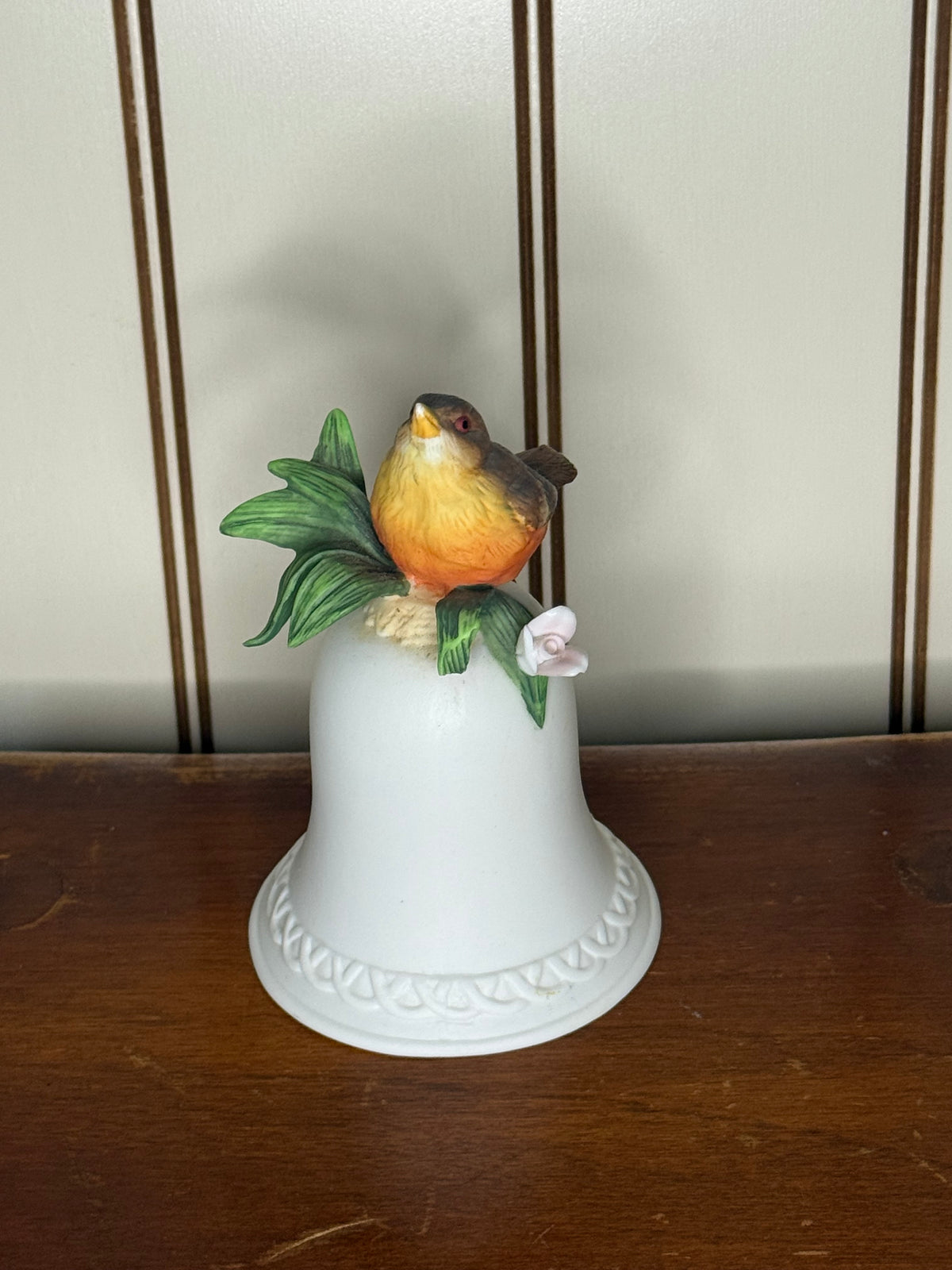 Porcelain Robin Bell