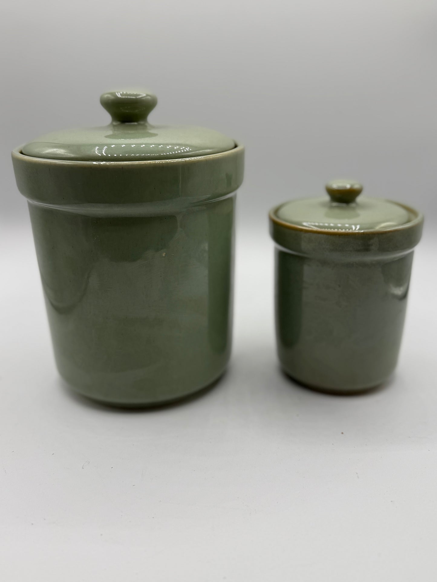 Sango Passion Green Canisters (set of 2)