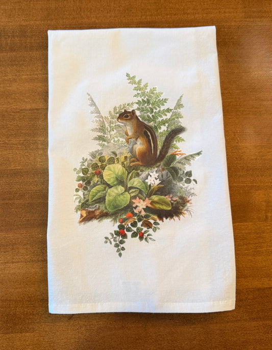 Chipmunk Tea Towl