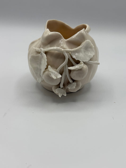 Handmade Pottery Cherry Bowl