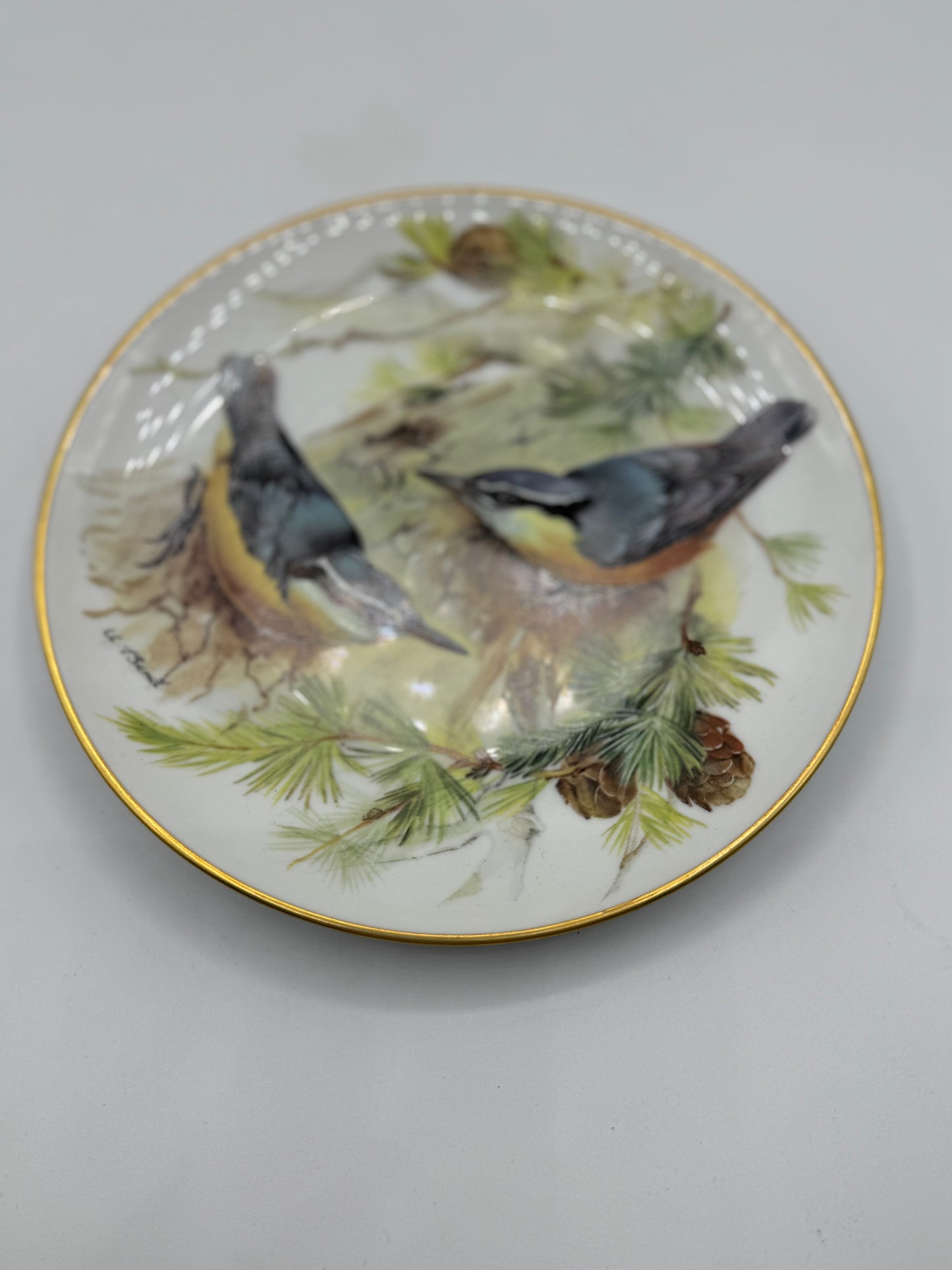 1986 World Wildlife Fund Birds Plates (set of four)