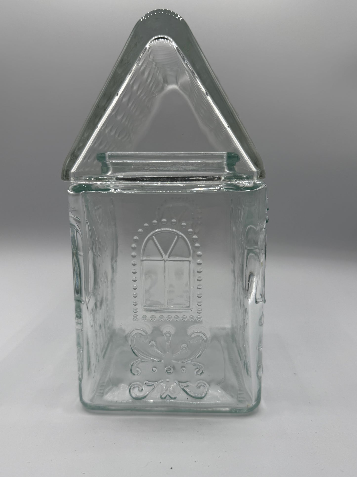 Glass House Candy Jar