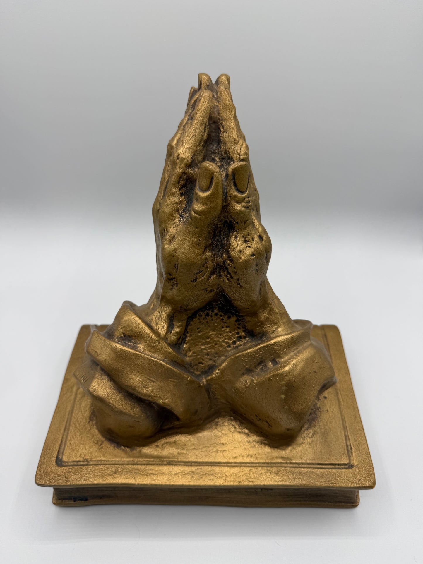 Vintage Gold Praying Hands