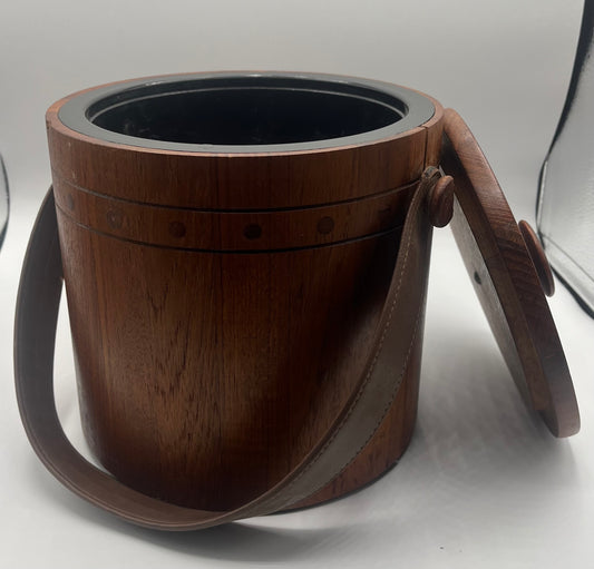 Vintage Wood Ice Bucket