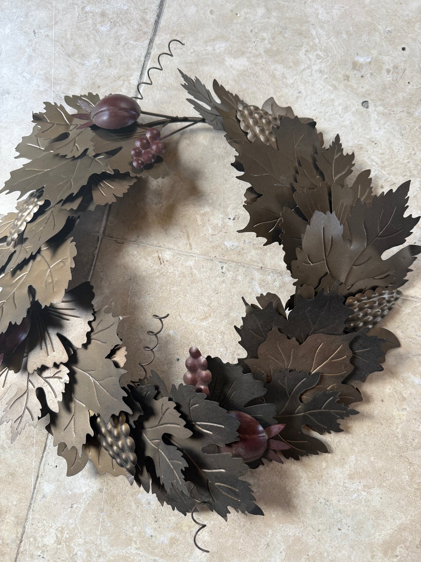 Vintage Metal Wreath